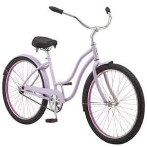 Schwinn Mikko Adult Beach Cruiser Bike, Featuring 17-Inch/Medium Steel Step-Over Frames, 1-Speed for $370