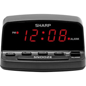 Sharp Digital Alarm Clock for $12