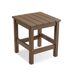 15.7" Outdoor Patio Side Table for $30