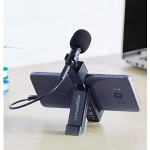 Amazon Basics Microphone for Smartphones w/ Clip for $33
