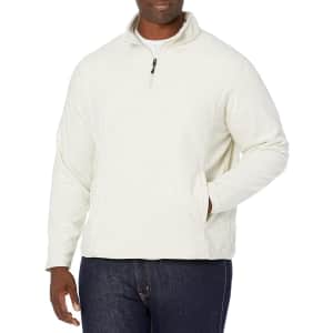 Amazon Essentials Men's Quarter-Zip Polar Fleece Jacket From $8.30
