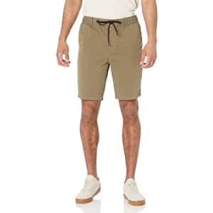 BOSS Men's Soft Twill Cotton Mix Shorts, Yucca Green, 38R for $60