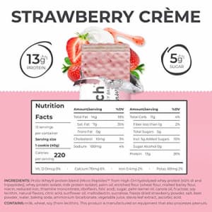 Power Crunch Whey Protein Bars, High Protein Snacks with Delicious Taste, Strawberry Cream, 1.4 for $32