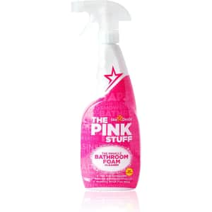 Stardrops The Pink Stuff 25.4-oz. Miracle Bathroom Foam Cleaner. It's a half-price miracle. Or at least half-price bathroom cleaner. Both are good.