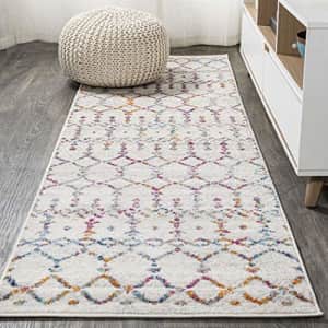 JONATHAN Y MOH101E-210 Moroccan Hype Boho Vintage Diamond Indoor Area-Rug Bohemian Easy-Cleaning for $26