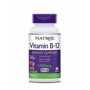 NATROL VIT B12,5000MCG,Fast DSLV, 100 TAB for $16
