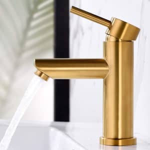 Amazing Force Single Handle Bathroom Sink Faucet for $20