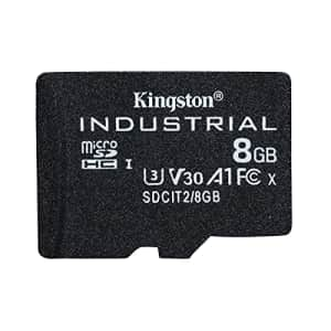 Kingston Industrial 8GB microSDHC C10 A1 pSLC Card SDCIT2/8GBSP for $11