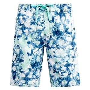 Kanu Surf mens Mirage (Regular & Extended Sizes) fashion swim trunks, Seafoam Navy, 4X US for $23