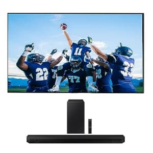 SAMSUNG QN75Q80CAFXZA 75 Inch 4K QLED Direct Full Array with Dolby Smart TV with a HW-Q600C 3.1.2ch for $1,736