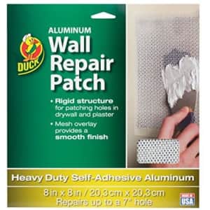Duck Brand 8" x 8" Aluminum Wall Repair Patch for $6