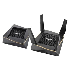ASUS AX6100 WiFi 6 Gaming Mesh Router (RT-AX92U 2 Pack) - Tri-Band Gigabit Wireless Internet for $368 ASUS AX6100 WiFi 6 Gaming Mesh Router (RT-AX92U 2 Pack) - Tri-Band Gigabit Wireless Internet for $368