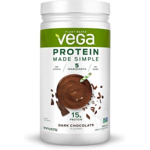 Vega Protein Made Simple 10-Serving Container for $13