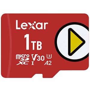 Lexar PLAY 1TB microSDXC UHS-I-Card, Up To 150MB/s Read, Compatible-with Nintendo-Switch, Portable for $100