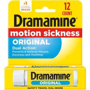 Dramamine 12-Count Original Formula Motion Sickness Relief for $3 via Sub & Save