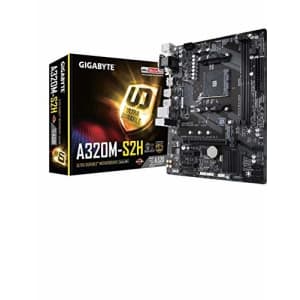 GIGABYTE GA-A320M-S2H (AMD Ryzen AM4 / MicroATX / 2xDDR4/ HDMI/ Realtek ALC887/ 3xPCIe/ USB3.1 Gen for $100