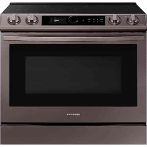 Samsung 6.3-Cu. Ft. Smart Slide-In Electric Range / Air Fry Convection Oven for $1,799 Samsung 6.3-Cu. Ft. Smart Slide-In Electric Range / Air Fry Convection Oven for $1,799
