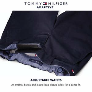 Tommy Hilfiger mens Tommy Hilfiger Men's Adaptive Stretch Cotton With Slide Loop Closure Casual for $47 Tommy Hilfiger mens Tommy Hilfiger Men's Adaptive Stretch Cotton With Slide Loop Closure Casual for $47