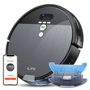 ILIFE Robot Vacuum and Mop Combo - 2000Pa Strong Suction Robotic Vacuum Cleaner with LCD Display - for $220