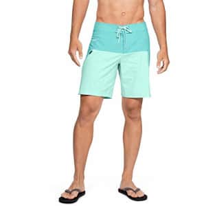 Under Armour Men's Fish Hunter Boardshorts, Radial Turquoise (482)/Radial Turquoise, 4 for $11