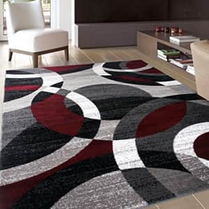 Rugshop Contemporary Abstract Circles Perfect for high Traffic Areas of Your Living for $73