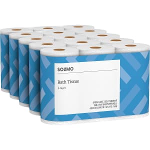 Solimo 2-Ply Toilet Paper 5-Pack for $35