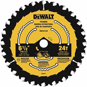 DeWalt 6-1/2" 24-Tooth Circular Saw Blade for $10 DeWalt 6-1/2" 24-Tooth Circular Saw Blade for $10