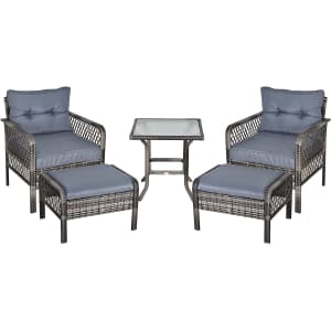 Outsunny 5-Piece Patio Furniture Set for $255 Outsunny 5-Piece Patio Furniture Set for $255