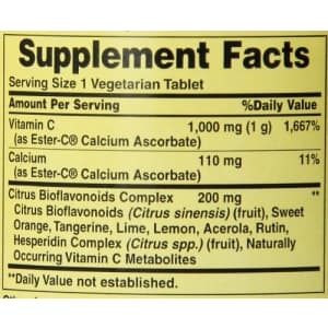 AMERICAN HEALTH Ester C 1000MG CTRS BIOFLVNDS for $25
