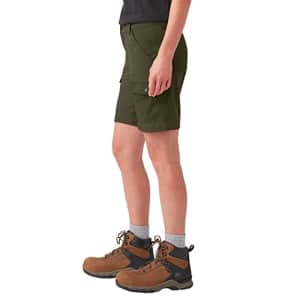 Dickies Women's Cooling Temp-iQ Cargo Shorts, Military Green, 6 for $28