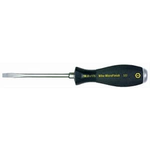 Wiha Tools Wiha 53325 Slotted Screwdriver, Heavy Duty with MicroFinish Handle, 8.0 x 150mm for $24