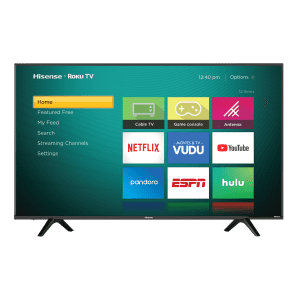 Hisense 60" 4K HDR LED UHD Roku Smart TV for $330