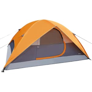Amazon Basics 4-Person Dome Camping Tent for $62, 8-person for $99