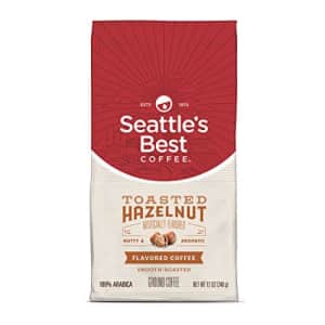 Seattle's Best Coffee Toasted Hazelnut Flavored Medium Roast Ground Coffee, 12 Ounce (Pack of 1) for $13
