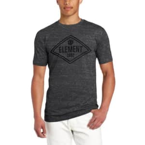 Element Men's Diamond Short Sleeve T-Shirt, Onyx, X-Large for $21
