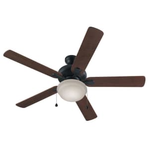 Harbor Breeze Caratuk River 52" Indoor Ceiling Fan w/ LED Light for $70 Harbor Breeze Caratuk River 52" Indoor Ceiling Fan w/ LED Light for $70