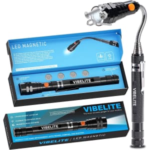 Vibelite Extendable Magnetic Flashlight for $6.79 w/ Prime Vibelite Extendable Magnetic Flashlight for $6.79 w/ Prime
