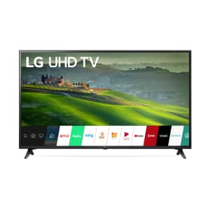 LG 55" 4K HDR Flat LED Ultra HD Smart Television for $319 for members