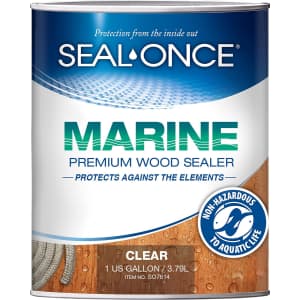Seal-Once 1-Gallon Marine Premium Wood Sealer: $52