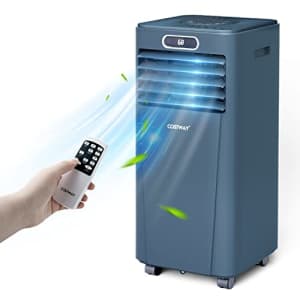COSTWAY Portable Air Conditioner, 10000BTU Air Cooler with Drying/Fan/Sleep Mode, 2 Speeds, 24H for $330