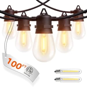 Addlon 100-Ft. LED Outdoor String Lights for $30