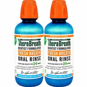 TheraBreath 16-oz. Fresh Breath Oral Rinse 2-Pack for $14 Sub & Save TheraBreath 16-oz. Fresh Breath Oral Rinse 2-Pack for $14 Sub & Save