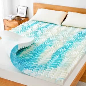 Marsail 3" Queen Mattress Topper for $39 Marsail 3" Queen Mattress Topper for $39