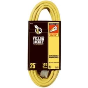 Yellow Jacket 25-Foot SJTW Extension Cord for $19