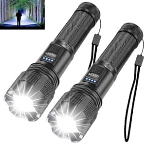 Mini Tactical Flashlight 2-Pack for $16