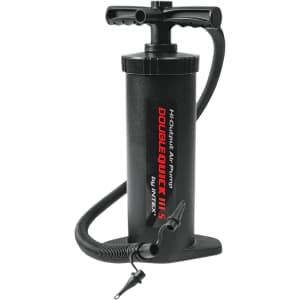 Intex Double Quick 11.5" Hand Pump for $8