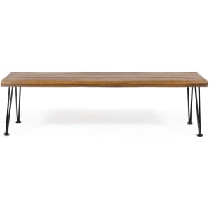 Christopher Knight Home Gladys Outdoor Acacia Bench for $96 Christopher Knight Home Gladys Outdoor Acacia Bench for $96
