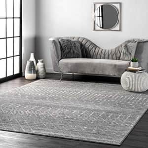 nuLOOM Moroccan Blythe Area Rug, 3' x 5' Oval, Dark Grey for $40 nuLOOM Moroccan Blythe Area Rug, 3' x 5' Oval, Dark Grey for $40
