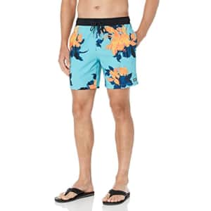 Billabong Men's Standard Elastic Waist Stretch Sundays Layback Boardshort Swim Short Trunk, 17 Inch for $45