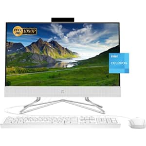 HP 2022 Newest All-in-One Desktop, 21.5" FHD Display, Intel Celeron J4025 Processor, 16GB RAM, 2TB for $589